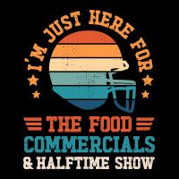 Funny Football Just Here For Food Commercials Halftime Show 2 Women's V-neck T-shirt | Artistshot