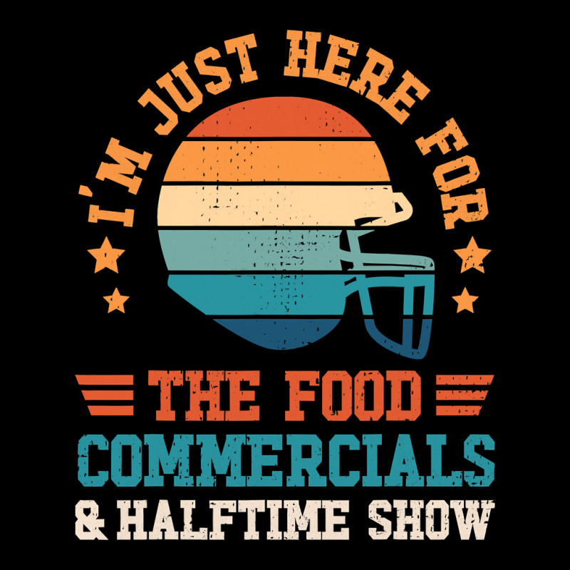 Funny Football Just Here For Food Commercials Halftime Show 2 Maternity Scoop Neck T-shirt by pester | Artistshot