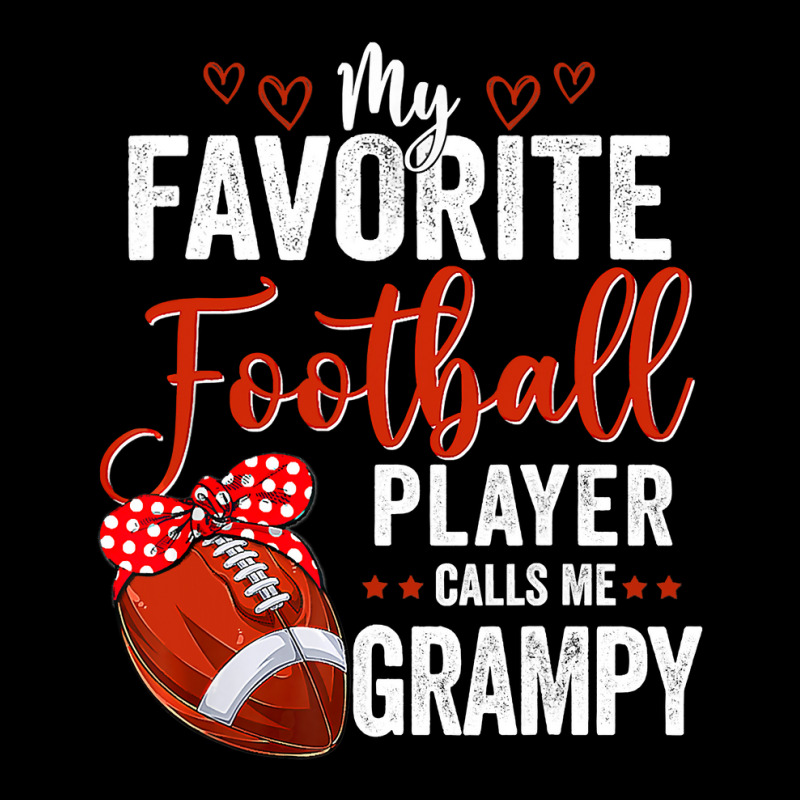 My Favorite Football Player Calls Me Grampy Football Funny Adjustable Cap by pester | Artistshot