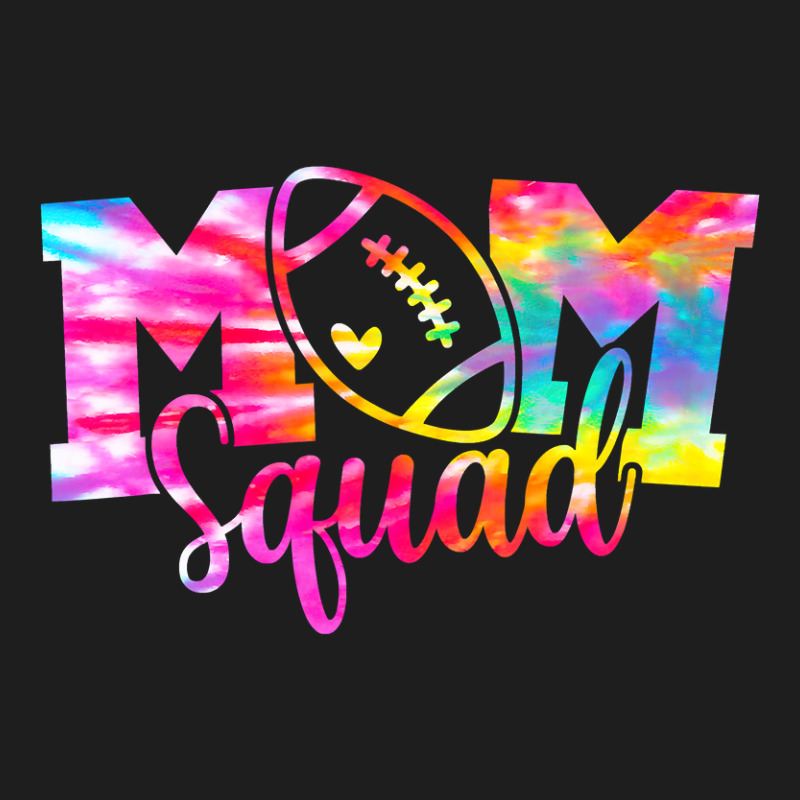 Tie Dye Football Mom Squad Senior Mom Shirt Classic T-shirt by pester | Artistshot