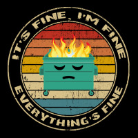 Its Fine Im Fine Everythings Fine T  Shirt It's Fine, I'm Fine, Everyt Adjustable Cap | Artistshot