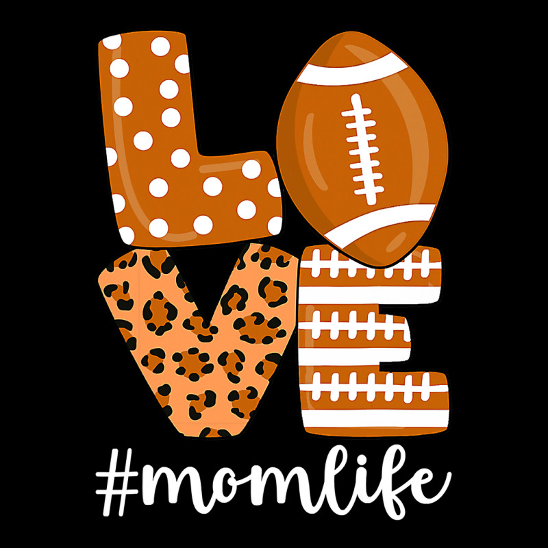 Love Football American Mom Life Player With Leopard Mor Men's Long Sleeve Pajama Set by pester | Artistshot