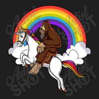 Bigfoot Riding Unicorn Classic T-shirt | Artistshot