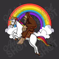 Bigfoot Riding Unicorn Vintage Short | Artistshot