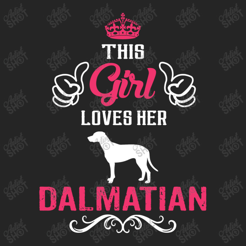 This Girl Loves Her Dalmatian. Cool Gift Unisex Hoodie | Artistshot