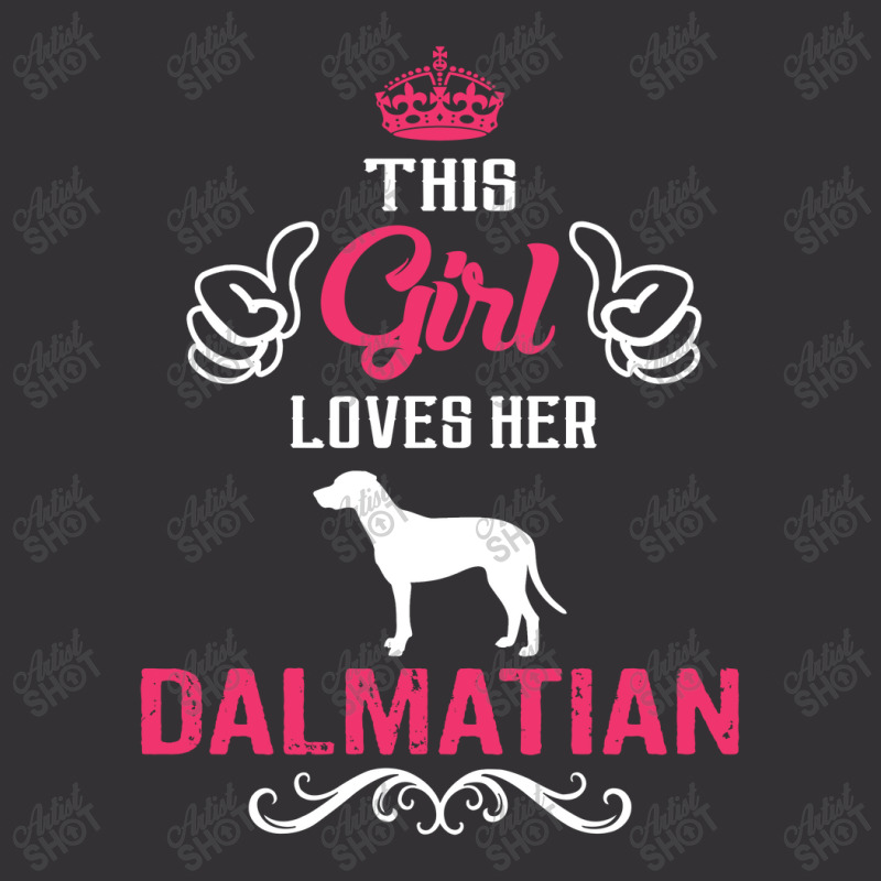 This Girl Loves Her Dalmatian. Cool Gift Vintage Short | Artistshot