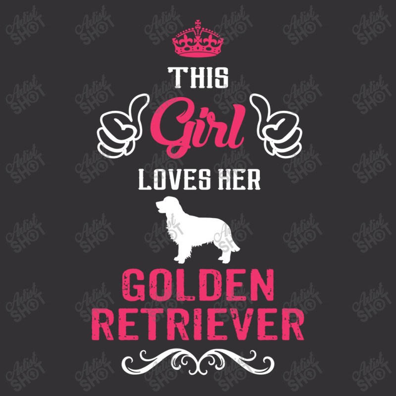 This Girl Loves Her Golden Retriever. Cool Gift Vintage Short | Artistshot