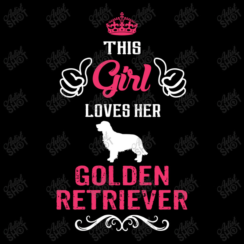 This Girl Loves Her Golden Retriever. Cool Gift Unisex Jogger | Artistshot