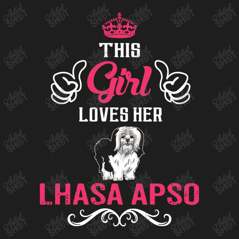 This Girl Loves Her Lhasa Apso. Cool Gift Classic T-shirt | Artistshot