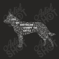 I Love My Australian Stumpy Tail Cattle Dog. Funny Gift Ladies Fitted T-shirt | Artistshot