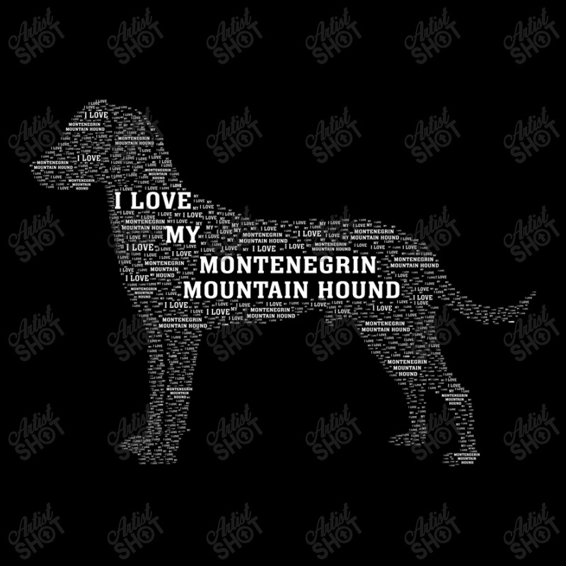 I Love My Montenegrin  Mountain Hound. Funny Gift V-neck Tee | Artistshot