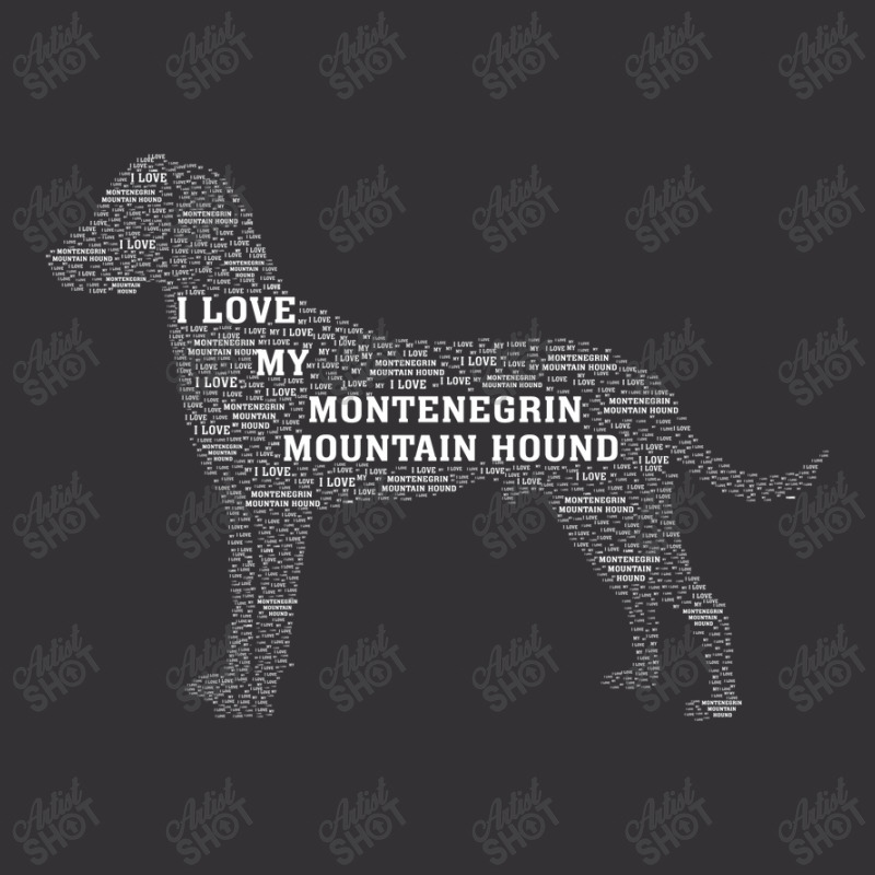 I Love My Montenegrin  Mountain Hound. Funny Gift Vintage Hoodie | Artistshot