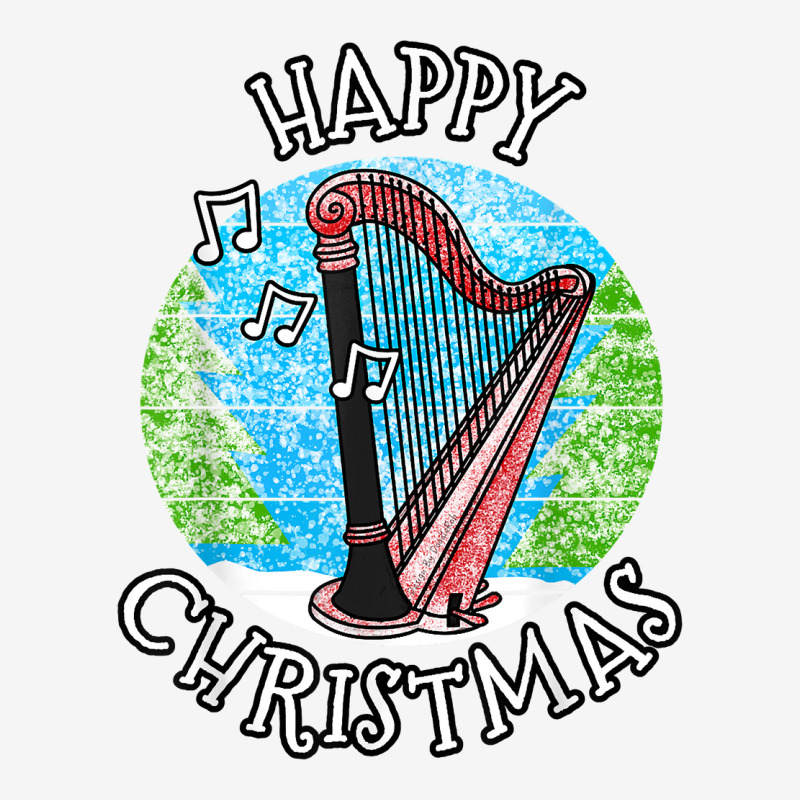 Christmas Harp, Harpist String Musician, Xmas 2022 T Shirt License Plate | Artistshot