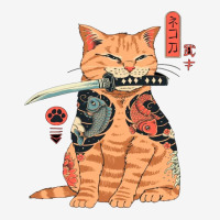 Japanese Samurai Ninja Cat Kawaii Tattoo Graphic Pullover Hoodie Throw Pillow | Artistshot