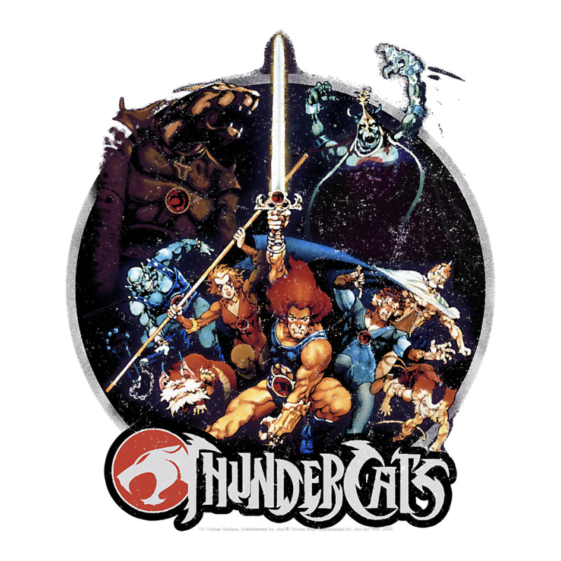 Thundercats Group Shot Vintage Circle T Shirt Long Sleeve Baby Bodysuit by bakien89 | Artistshot