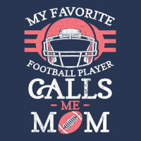 Womens My Favorite Football Player Calls Me Mom Ladies Denim Jacket | Artistshot