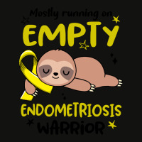 Endometriosis Awareness T  Shirt Mostly Running On Empty Endometriosis Scorecard Crop Tee | Artistshot