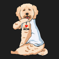 I Love Mom Tattoo Poodle Mom Dog Lover Women Classic T-shirt | Artistshot