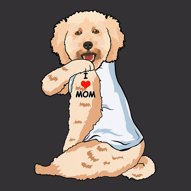 I Love Mom Tattoo Poodle Mom Dog Lover Women Vintage Short by pester | Artistshot