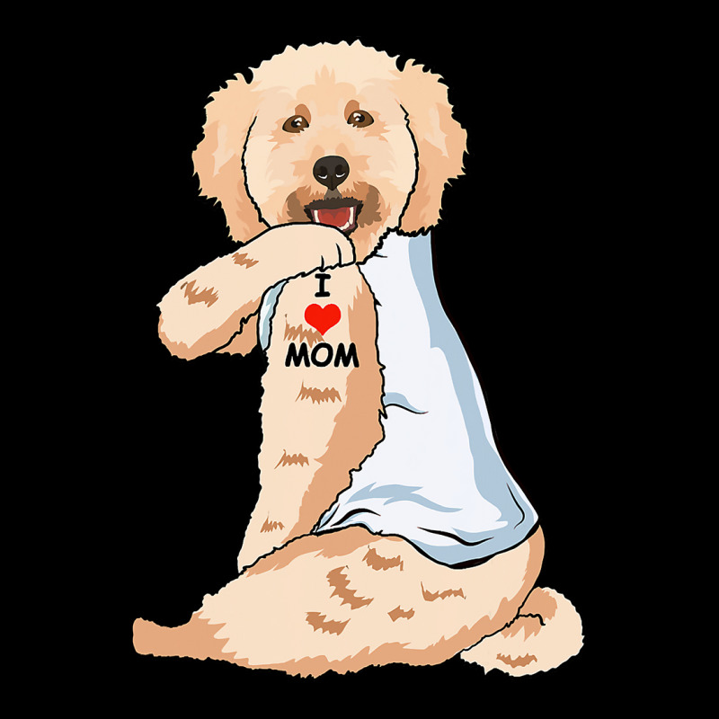 I Love Mom Tattoo Poodle Mom Dog Lover Women Fleece Short by pester | Artistshot