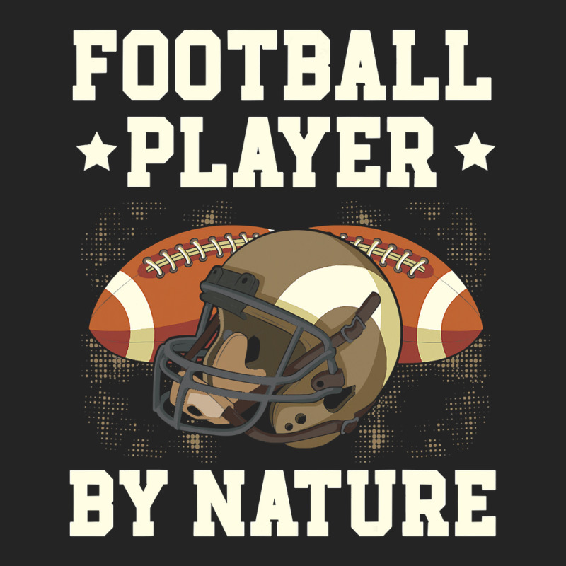 Football Player By Nature American Rugby Coach Gameday Sport 3/4 Sleeve Shirt by pester | Artistshot