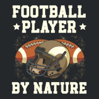 Football Player By Nature American Rugby Coach Gameday Sport Crewneck Sweatshirt | Artistshot