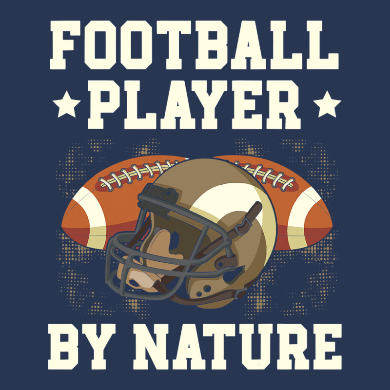 Football Player By Nature American Rugby Coach Gameday Sport Men Denim Jacket by pester | Artistshot