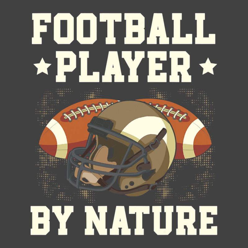 Football Player By Nature American Rugby Coach Gameday Sport Vintage T-Shirt by pester | Artistshot