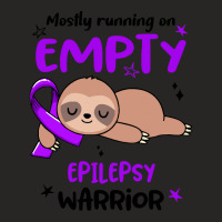 Epilepsy Awareness T  Shirt Mostly Running On Empty Epilepsy Warrior T Ladies Fitted T-shirt | Artistshot