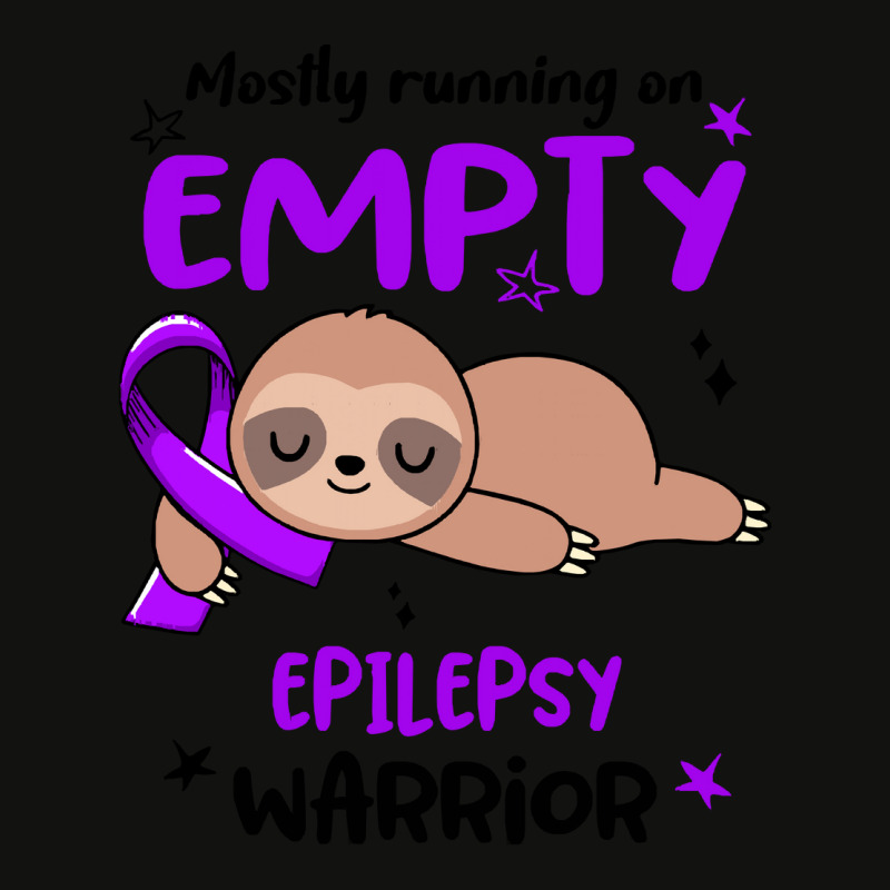 Epilepsy Awareness T  Shirt Mostly Running On Empty Epilepsy Warrior T Scorecard Crop Tee by blossomparkour | Artistshot