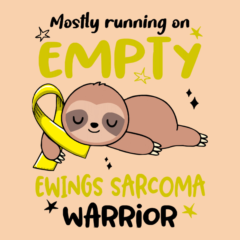 Ewings Sarcoma Gifts T  Shirt Mostly Running On Empty Ewings Sarcoma W Cropped Hoodie by blossomparkour | Artistshot