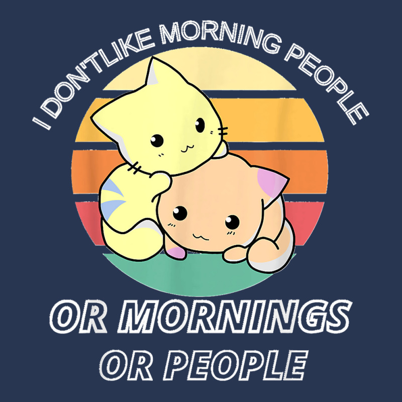 I Don't Like Morning People Or Mornings Or People Men Denim Jacket by EaglesonBonnie | Artistshot