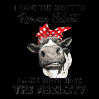 I Have The Right To Remain Silent I Don't Have Ability Funny Cropped Sweater | Artistshot