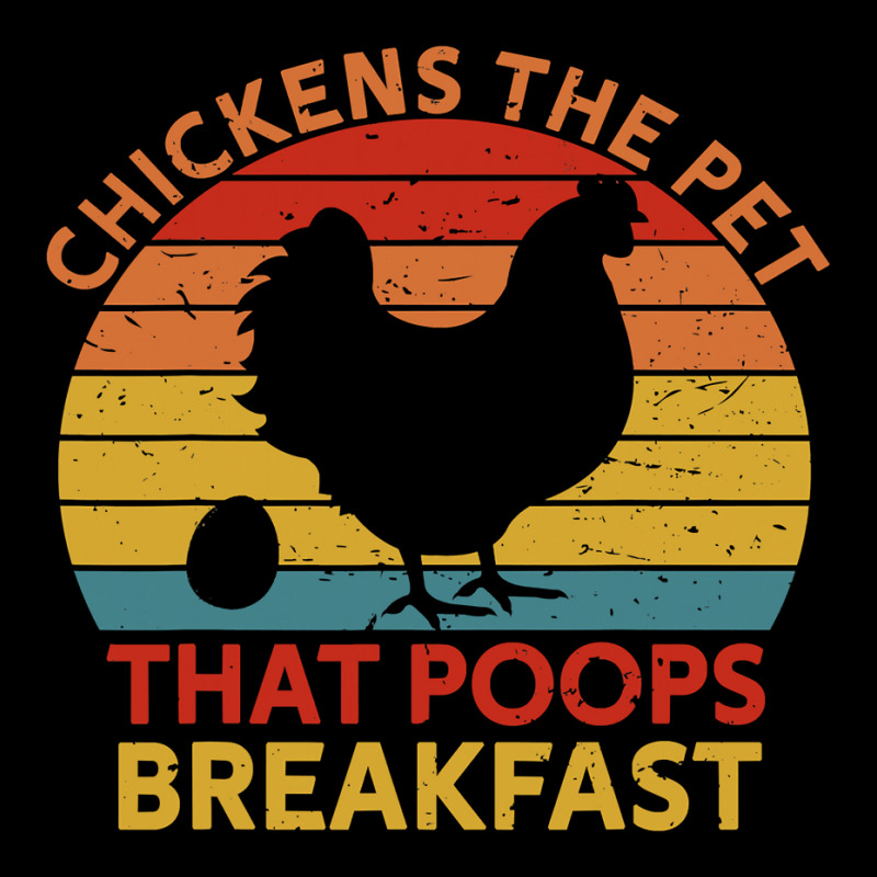 Chickens The Pet That Poops Breakfast Gift Chicken Lovers 163 V-Neck Tee by peafowl | Artistshot