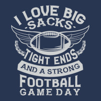 I Love Big Sacks Tight Ends And A Strong Football Game Day Men Denim Jacket | Artistshot