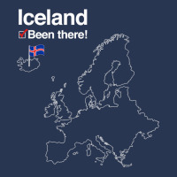 Iceland Shirt With Flag   I've Been There Map Ladies Denim Jacket | Artistshot