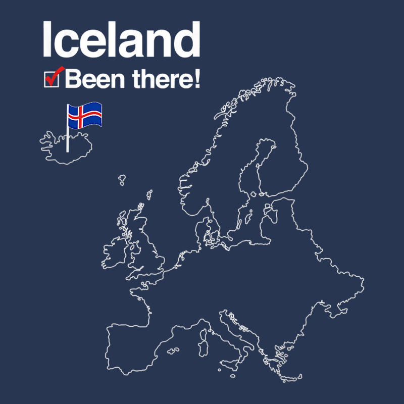 Iceland Shirt With Flag   I've Been There Map Ladies Denim Jacket by walkersnoelan | Artistshot