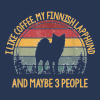 I Like Coffee And My Finnish Lapphund Finnischer Lapphund Ladies Denim Jacket | Artistshot