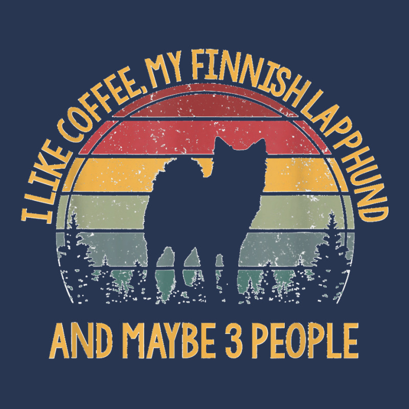 I Like Coffee And My Finnish Lapphund Finnischer Lapphund Ladies Denim Jacket by EaglesonBonnie | Artistshot