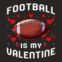 Football Is My Valentine Day Funny Sport Fan Player Ladies Fitted T-shirt | Artistshot