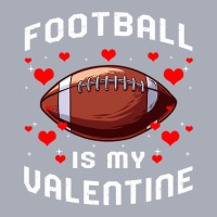 Football Is My Valentine Day Funny Sport Fan Player Tank Dress | Artistshot