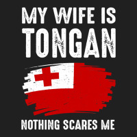 My Wife Is Tongan Nothing Scare Me Flag Heritage Roots Ladies Polo Shirt | Artistshot