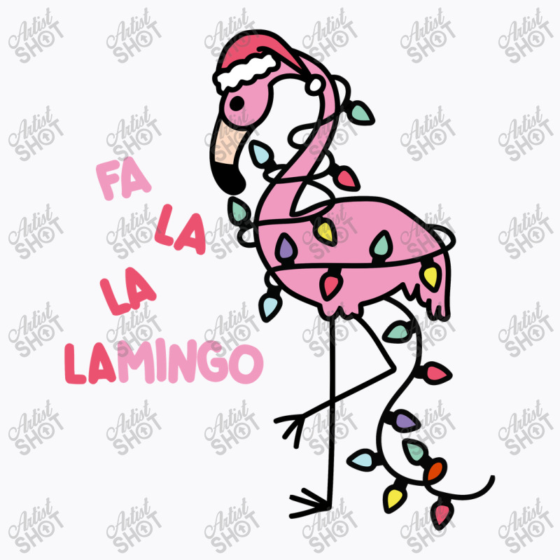 Christmas Flamingo T-shirt | Artistshot