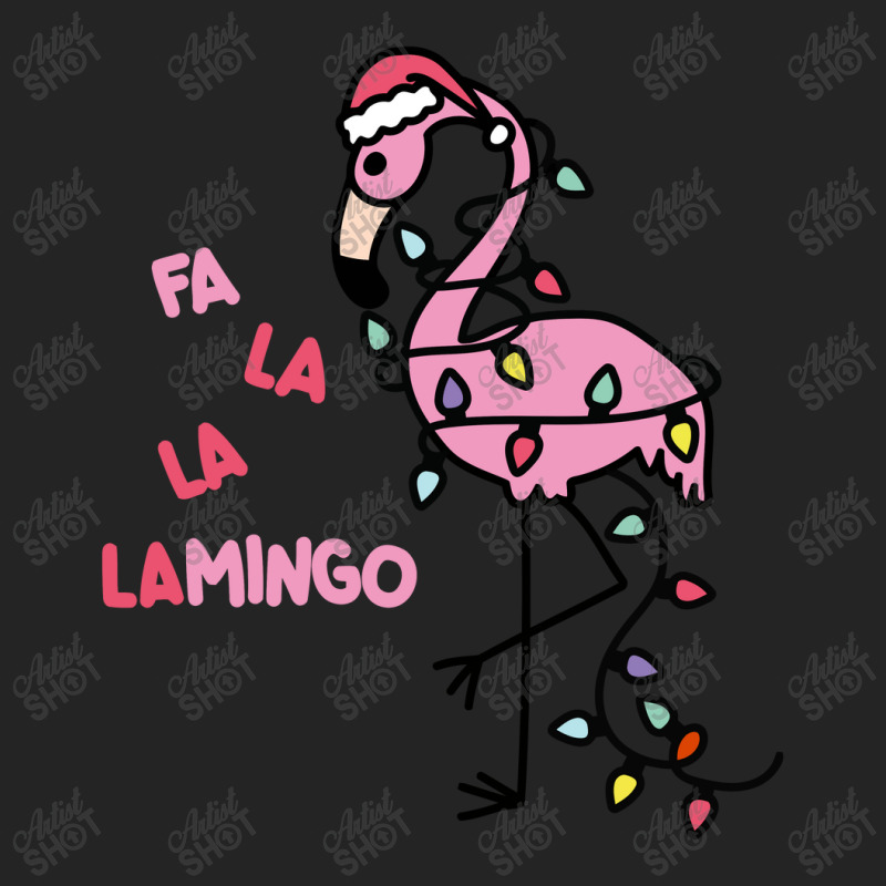 Christmas Flamingo 3/4 Sleeve Shirt | Artistshot