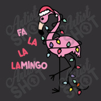 Christmas Flamingo Vintage Hoodie | Artistshot