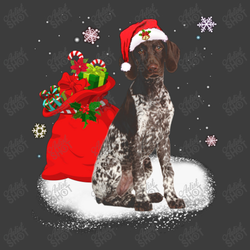 Christmas Santa German Shorthaired Pointer Men's Polo Shirt | Artistshot