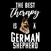 The Best Therapy Is A German Shepherd Owner Adjustable Cap | Artistshot