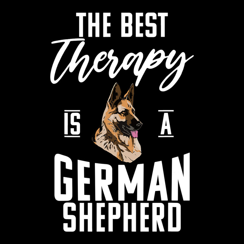 The Best Therapy Is A German Shepherd Owner Adjustable Cap by pester | Artistshot