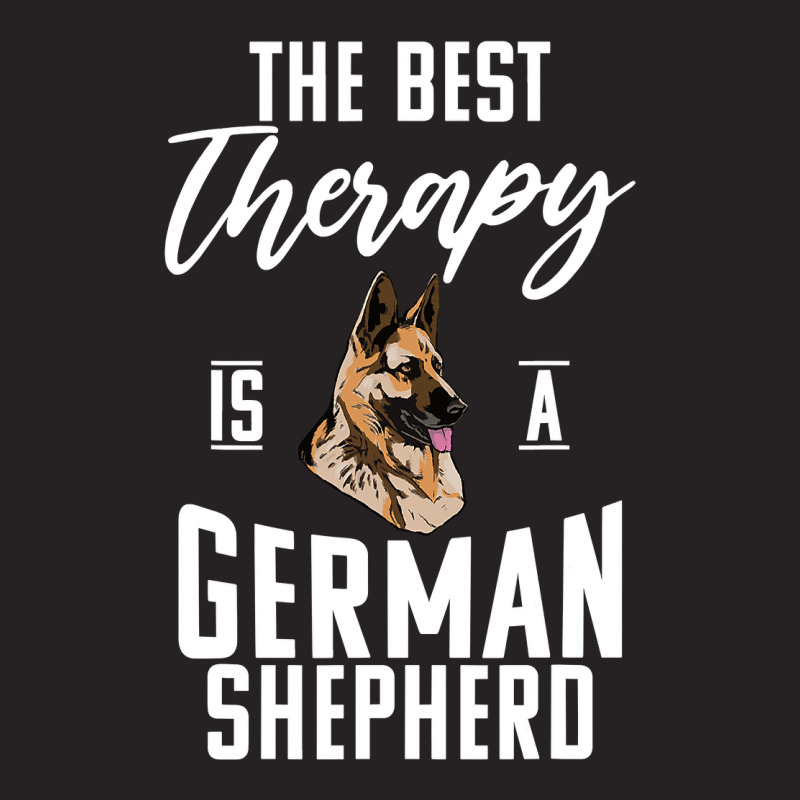 The Best Therapy Is A German Shepherd Owner Vintage Cap by pester | Artistshot