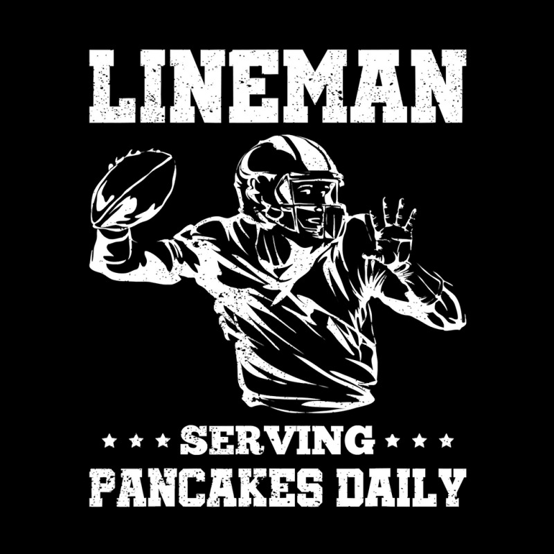 Funny American Football Player Serving Pancakes Lineman Adjustable Cap by pester | Artistshot